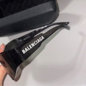 Balenciaga exotic Black Sunglasses